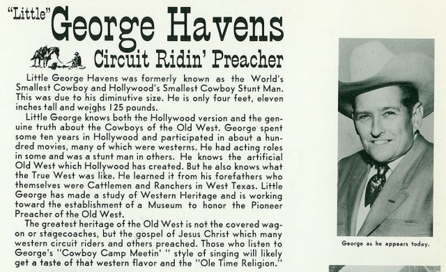 George Havens cropped picture