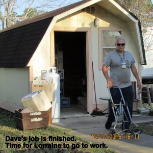 Dave's job is finished